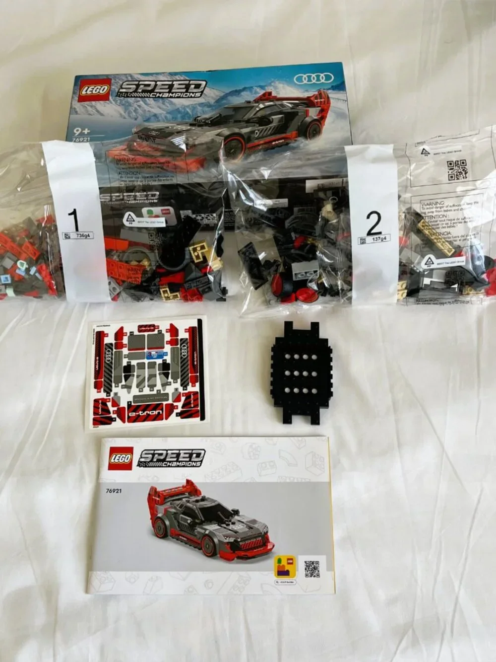 LEGO Speed Champions 76921 Audi S1 e-tron quattro NEW Open Box Sealed Bags